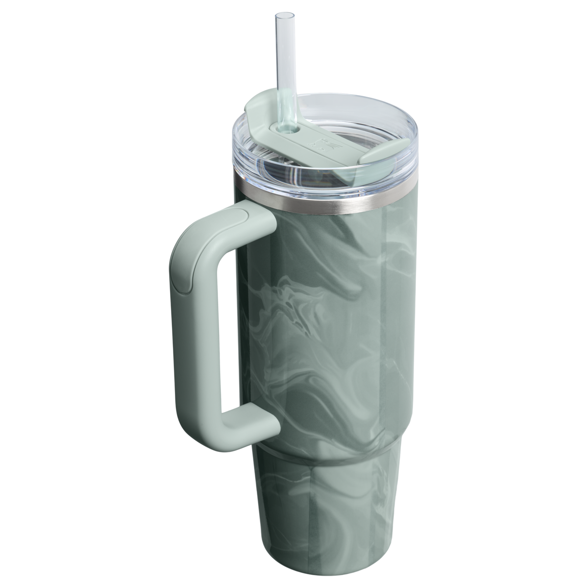 Stanley 1913 The Quencher H2.0 Flowstate™ Tumbler 30 OZ in Agate Calacatta | Back View