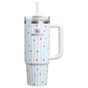 Swatch for Stanley 1913 The Quencher H2.0 Flowstate™ Tumbler 30 OZ in Blue Starry Stripes | Front View