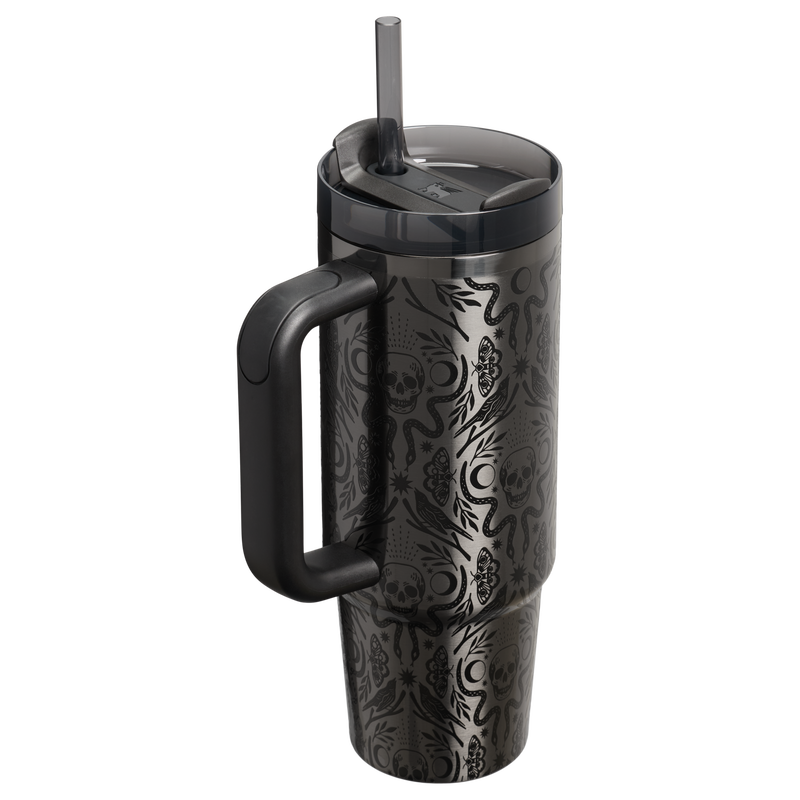 Stanley 1913 The Halloween Quencher H2.0 Flowstate™ Tumbler 30 OZ in Deadly Damask | Back View