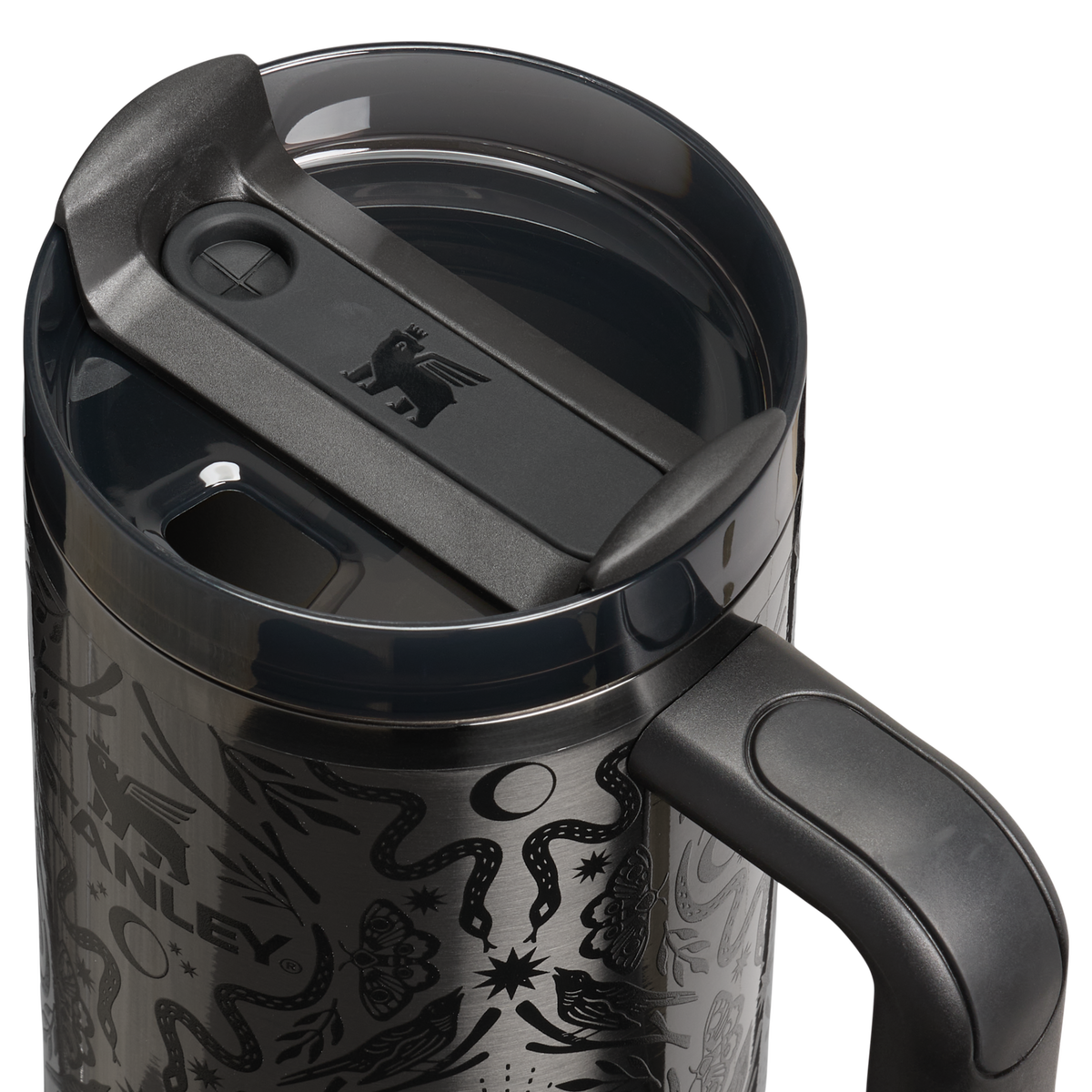 Stanley 1913 The Halloween Quencher H2.0 Flowstate™ Tumbler 30 OZ in Deadly Damask | Lid Detailed View
