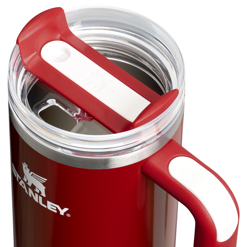 Stanley 1913 The Quencher H2.0 Flowstate™ Tumbler 30 OZ in Heritage Red Shimmer | Lid Detailed View