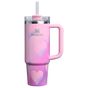 Swatch for Stanley 1913 The Quencher H2.0 Flowstate™ Tumbler 30 OZ in Powder Pink Heart Gradient | Front View