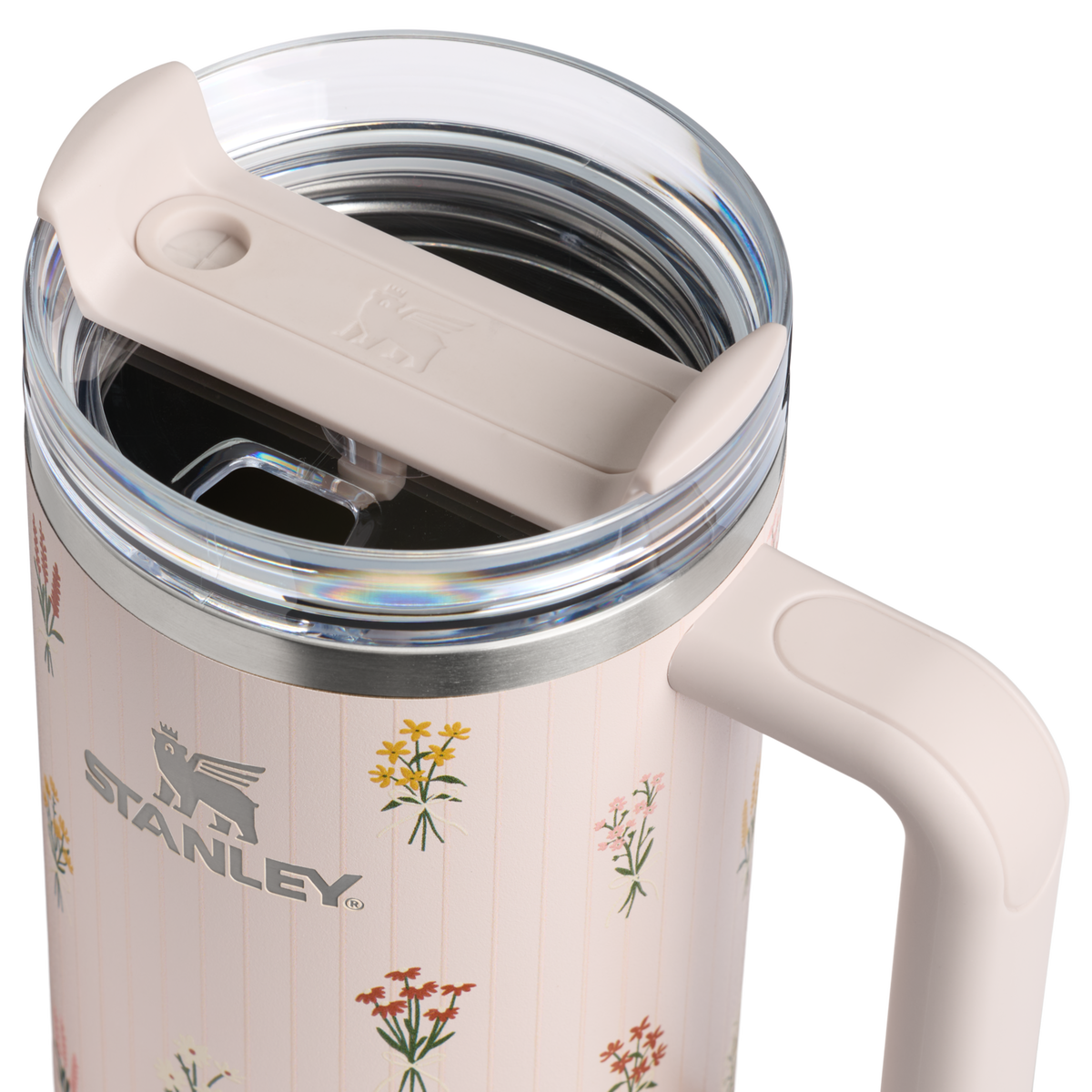 Stanley 1913 The Quencher H2.0 Flowstate™ Tumbler 30 OZ in Rose Quartz Bouquets