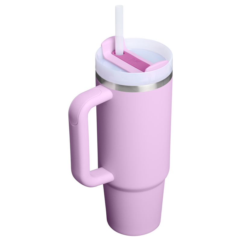 Stanley 1913 The Quencher H2.0 Flowstate™ Tumbler 30 OZ in Soft Orchid | Back View