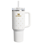 Swatch for Stanley 1913 The Quencher H2.0 Flowstate™ Tumbler 40 OZ in Frost Polka Dot | Front View