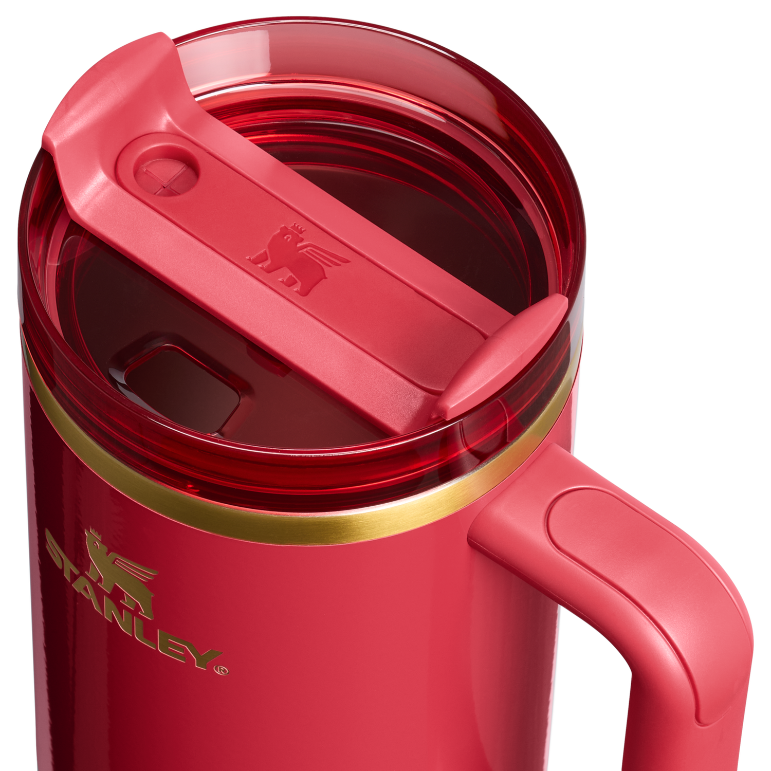 Stanley 1913 The Cheers & Cheer Quencher H2.0 Flowstate™ Tumbler 40 OZ in Holly Berry Gloss | View 2