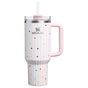 Swatch for Stanley 1913 The Quencher H2.0 Flowstate™ Tumbler 40 OZ in Pink Starry Stripes | Front View