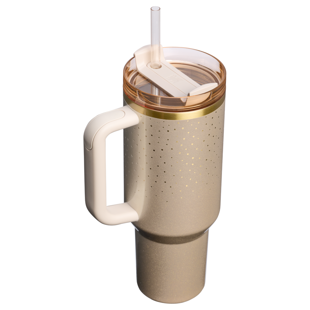 Stanley 1913 The Cheers & Cheer Quencher H2.0 Flowstate™ Tumbler 40 OZ in Prosecco Shimmer