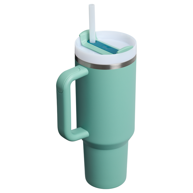 Stanley 1913 The Quencher H2.0 Flowstate™ Tumbler 40 OZ in Spring Green | Back View