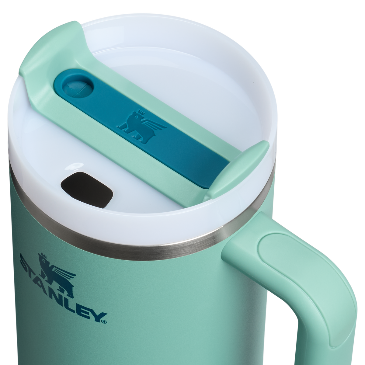 Stanley 1913 The Quencher H2.0 FlowState™ Tumbler  40 OZ - Stanley Create in Spring Green | View 3