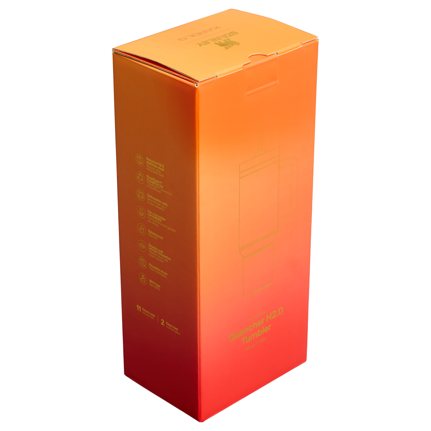 Stanley 1913 The Stanley x Karol G Quencher® H2.0 FlowState™ Tumbler 40 OZ in 40oz | KAROL G FLOR | View 7