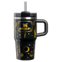 Swatch for Stanley 1913 Halloween Quencher®  H2.0 Flowstate™ Tumbler | 20 OZ in Black Magic | Front View