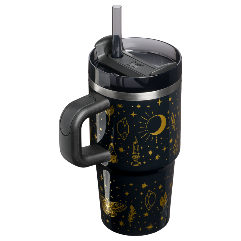 Stanley 1913 Halloween Quencher®  H2.0 Flowstate™ Tumbler | 20 OZ in Black Magic | Back View