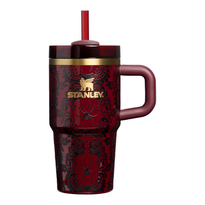 Stanley 1913 Halloween Quencher®  H2.0 Flowstate™ Tumbler | 20 OZ in Bordeaux Lace | Front View
