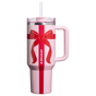 Swatch for Stanley 1913 The Quencher® H2.0 Flowstate™ Tumbler 40 OZ in Soft Pink Ribbon | Front View