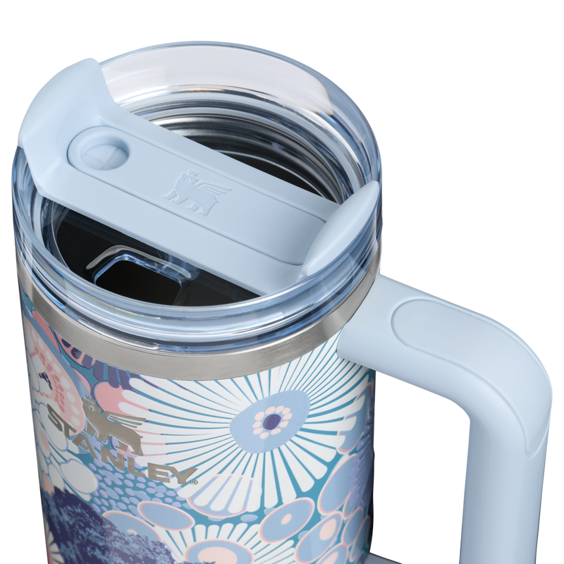 Stanley 1913 The Quencher H2.0 Flowstate™ Tumbler 30 OZ in Blue Dream Wildflower | Lid Detailed View