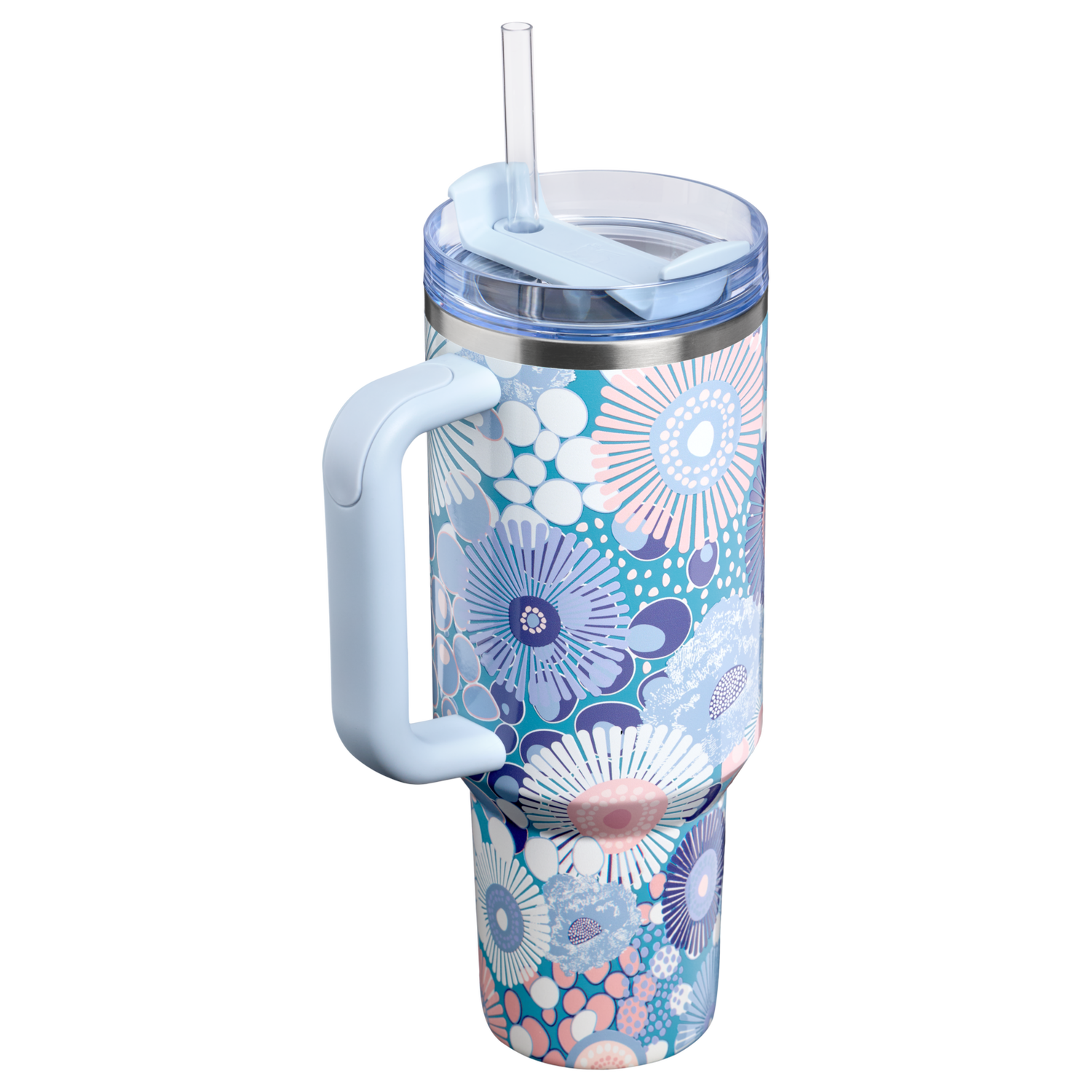 Stanley 1913 The Quencher H2.0 FlowState™ Tumbler  40 OZ in Blue Dream Wildflower | View 1