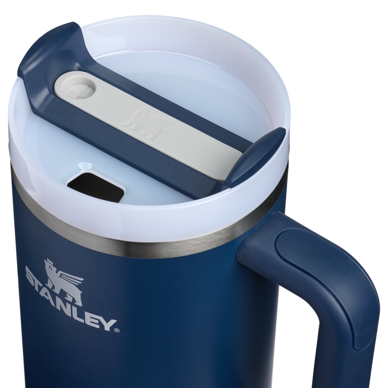 Stanley 1913 The Quencher H2.0 Flowstate™ Tumbler 40 OZ in Dark Navy | Lid Detailed View