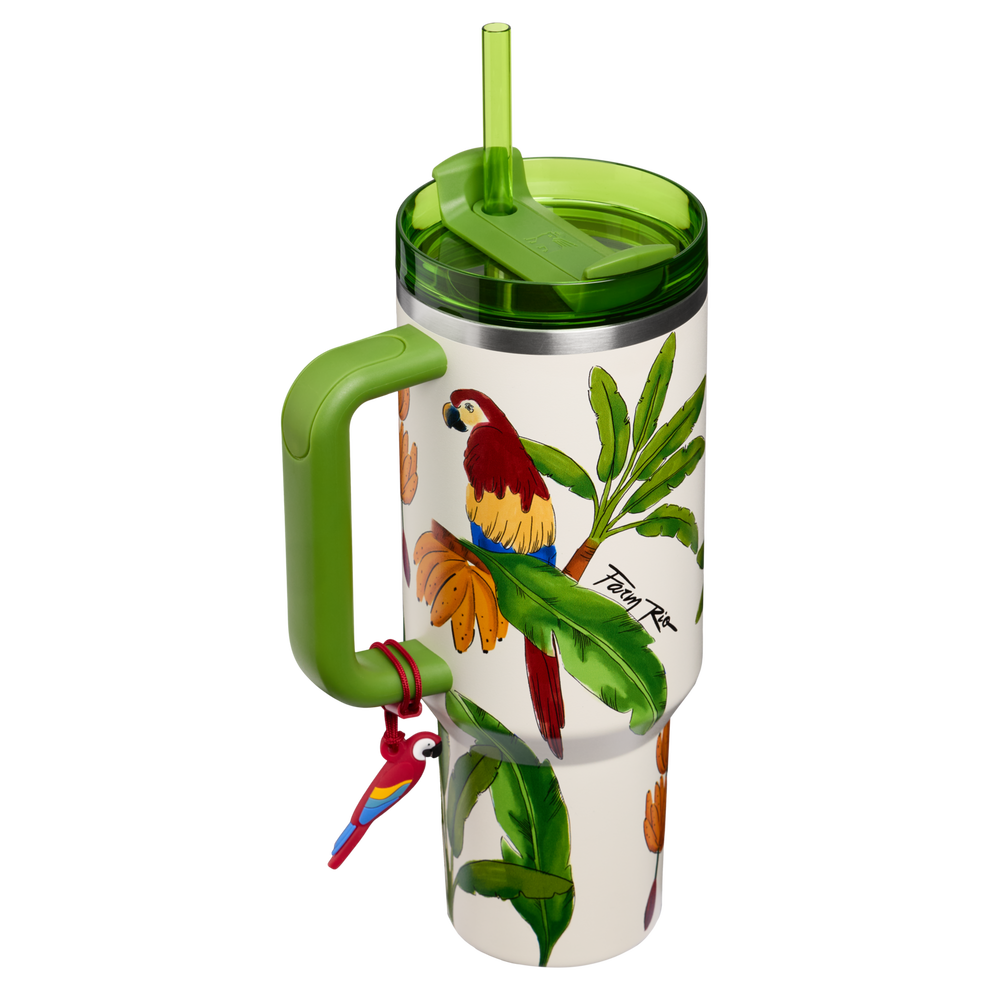 Stanley 1913 Stanley 1913 x FARM Rio Quencher® H2.0 Flowstate™ Tumbler 40 OZ in Farm Rio Tropical Destiny