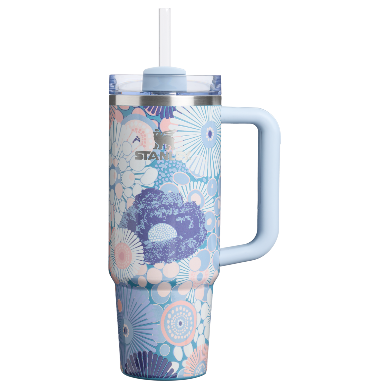 Stanley 1913 The Quencher H2.0 Flowstate™ Tumbler 30 OZ in Blue Dream Wildflower