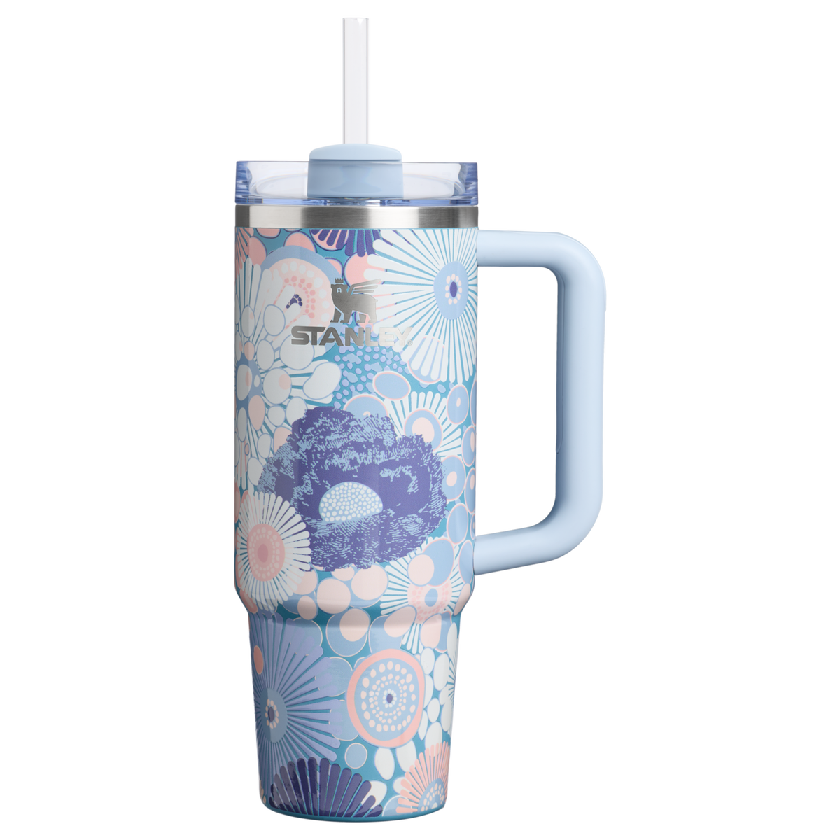 Stanley 1913 The Quencher H2.0 Flowstate™ Tumbler 30 OZ in Blue Dream Wildflower