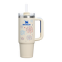 Swatch for Stanley 1913 The Quencher H2.0 Flowstate™ Tumbler 30 OZ in Cream Royal Fireworks