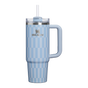 Swatch for Stanley 1913 The Quencher H2.0 Flowstate™ Tumbler 30 OZ in Linen Blue Tile | Front View