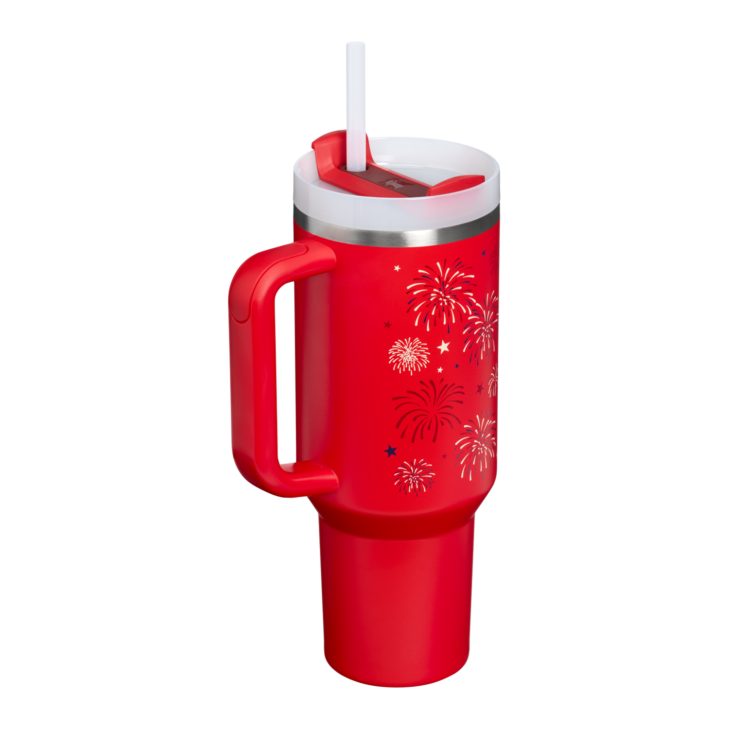 Stanley 1913 The Quencher H2.0 Flowstate™ Tumbler 40 OZ in Chili Red Fireworks | View 1