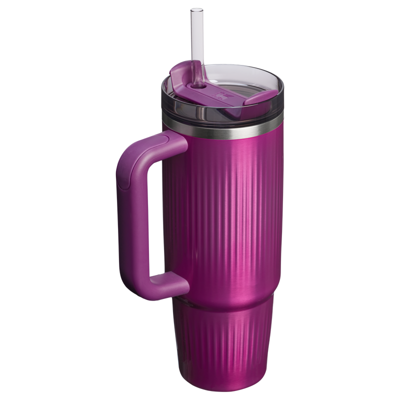 Stanley 1913 The Quencher® H2.0 Fluted Tumbler 30 OZ in Mulberry Shine | Back View