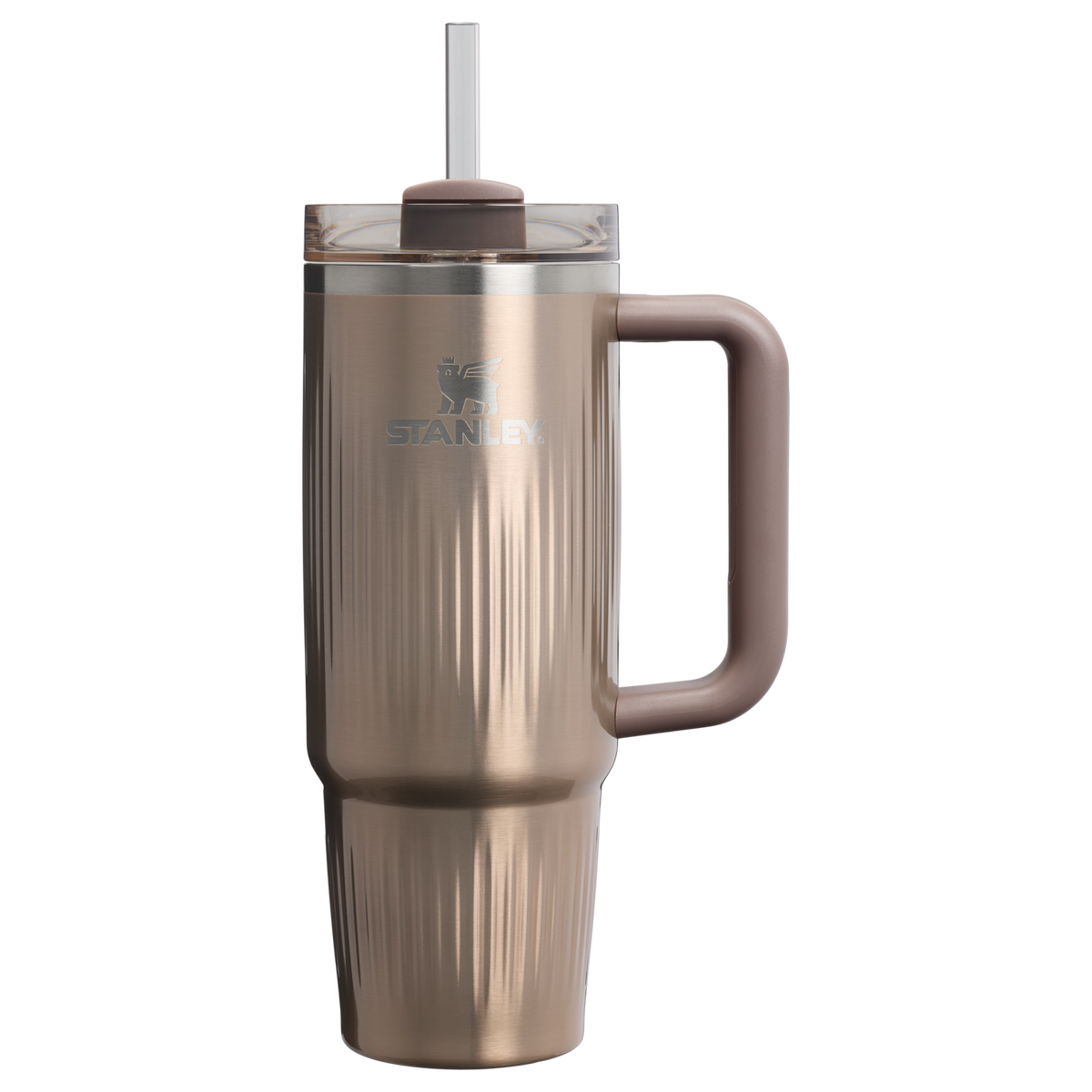 Stanley 1913 The Quencher® H2.0 Fluted Tumbler 30 OZ in Pale Gold Shine | Front View