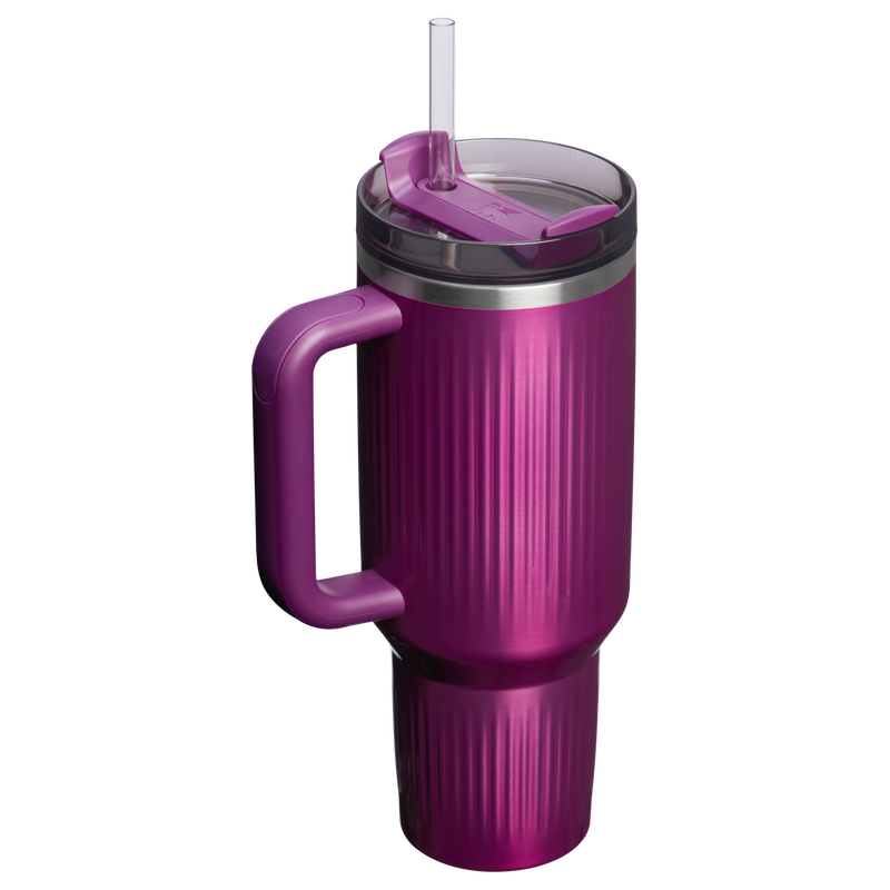 Stanley 1913 The Quencher® H2.0 Fluted Tumbler  40 OZ in Mulberry Shine | Back View