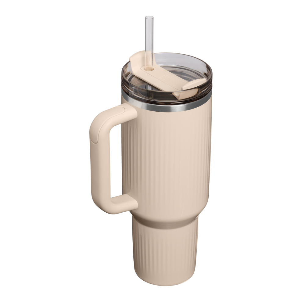 Stanley 1913 The Quencher® H2.0 Fluted Tumbler  40 OZ in Champagne Gloss