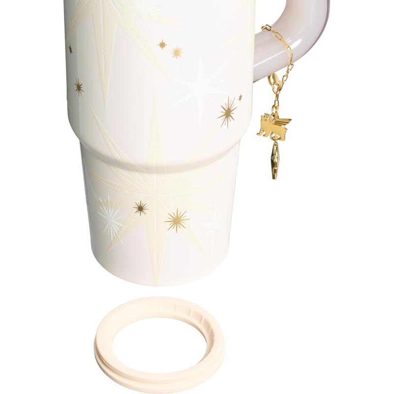 Stanley 1913 The Quencher® Luxe H2.0 FlowState™ Tumbler 30 OZ in Starlight Shimmer | Cross Section View