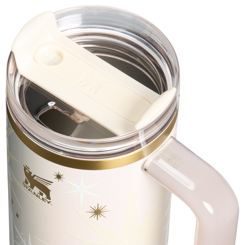 Stanley 1913 The Quencher® Luxe H2.0 FlowState™ Tumbler 30 OZ in Starlight Shimmer | Lid Detailed View