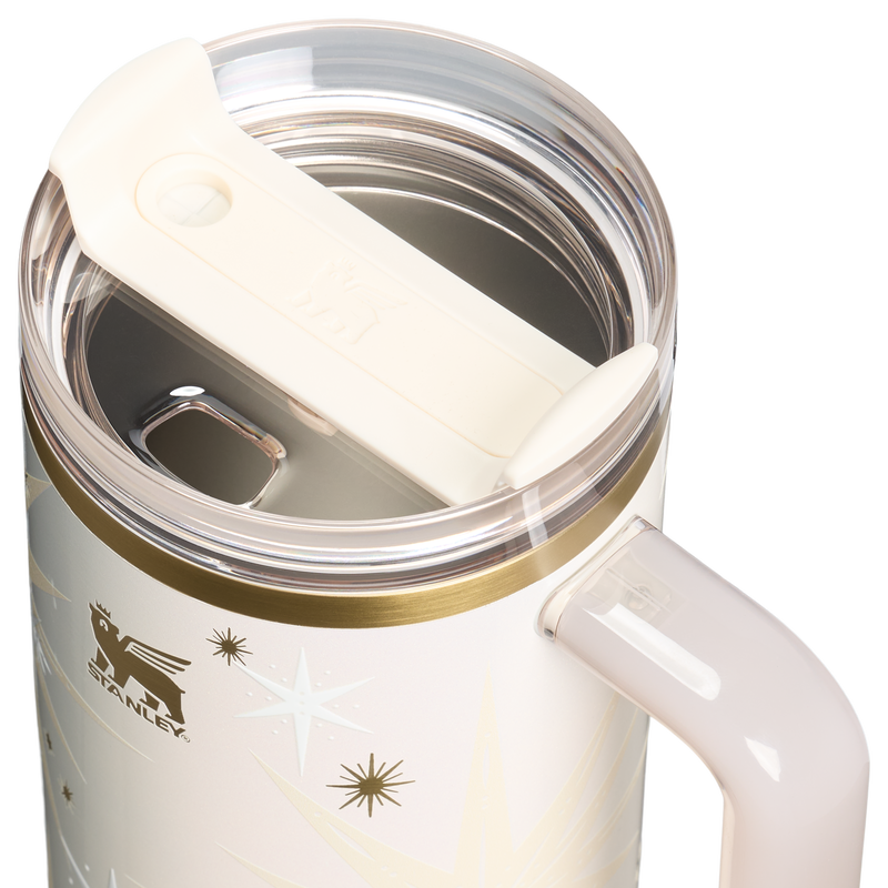Stanley 1913 The Quencher® Luxe H2.0 FlowState™ Tumbler 40 OZ in Starlight Shimmer | Lid Detailed View