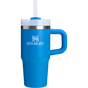 Stanley 14 OZ Quencher Stainless Steel Tumbler With Straw In Azure Blue