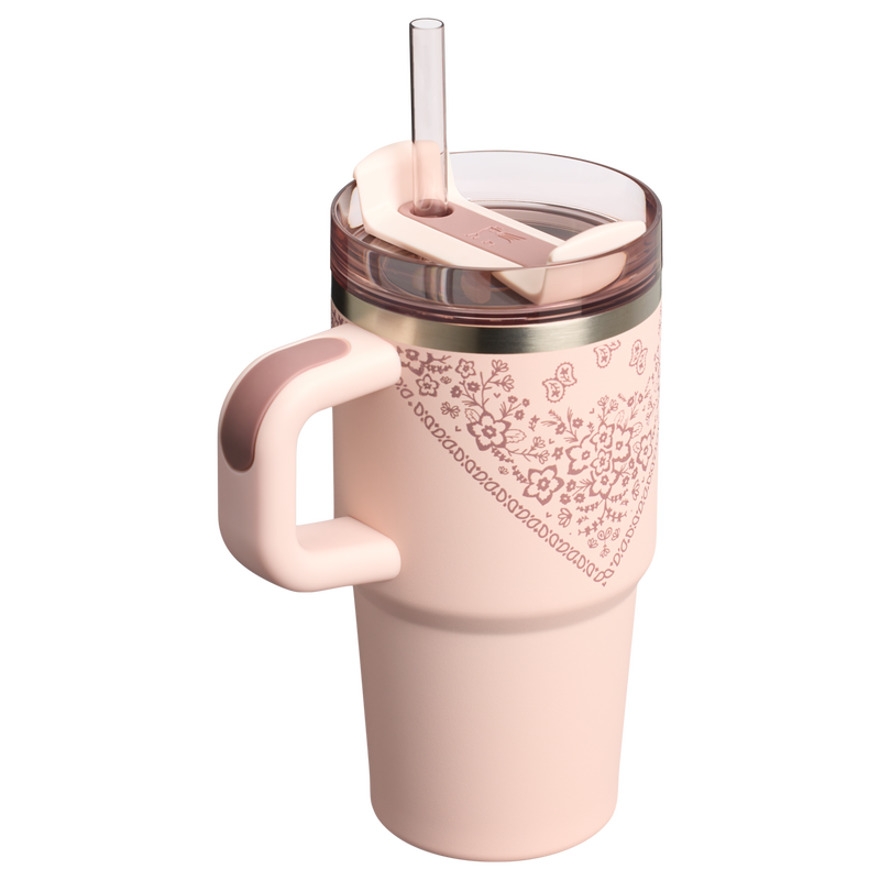 Stanley 1913 The Quencher H2.O FlowState™ Tumbler20 OZ in Conch Floral | Back View