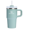 Stanley 20 OZ Quencher Tumbler With Straw & Handle In Seafoam Green