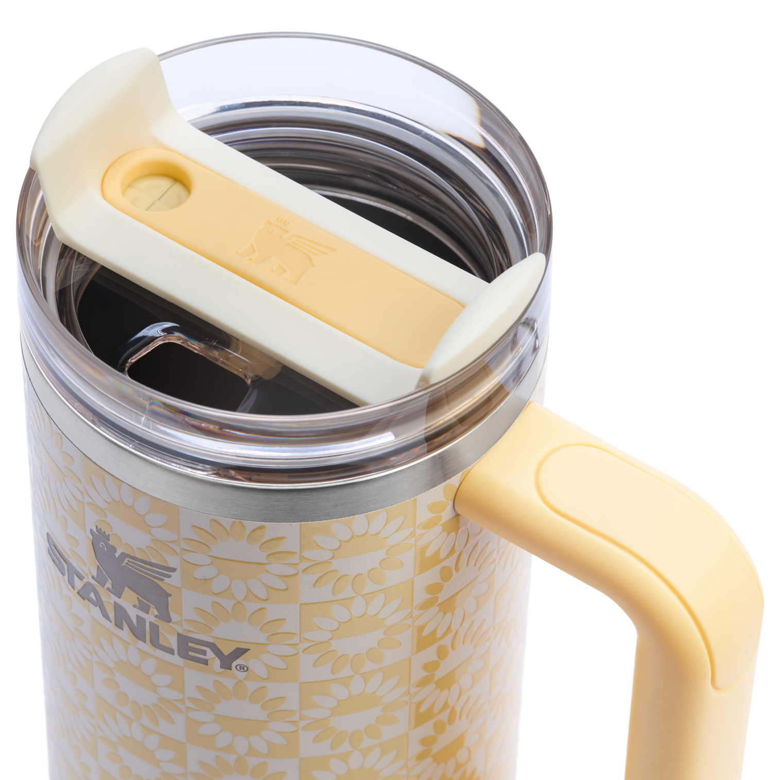 Stanley 30 OZ Quencher Stainless Steel Tumbler In Sunflower Sunflower Yellow From The Oasis Collection