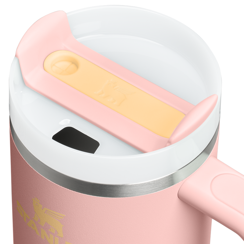 Stanley 1913 The Quencher H2.0 Flowstate™ Tumbler 30 OZ - Stanley Create in Peach Rose | Lid Detailed View