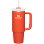 Stanley 30 OZ Quencher FlowState Tumbler In Tigerlily Orange