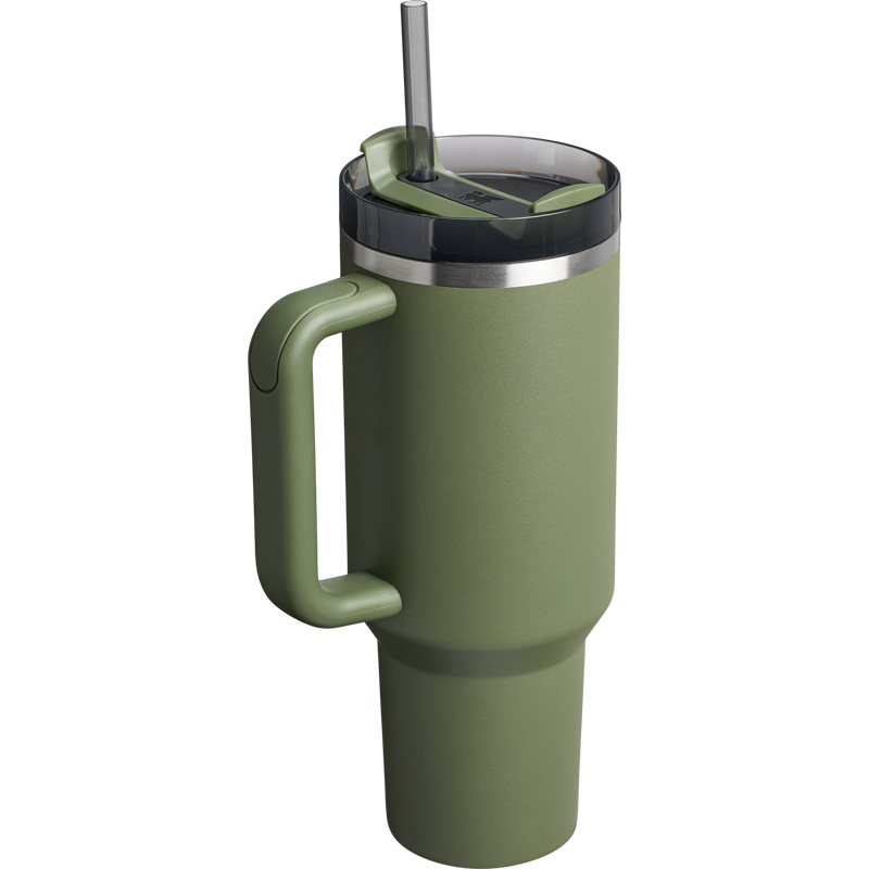 Stanley 1913 The Quencher H2.0 Flowstate™ Tumbler 40 OZ in Dried Pine | Back View