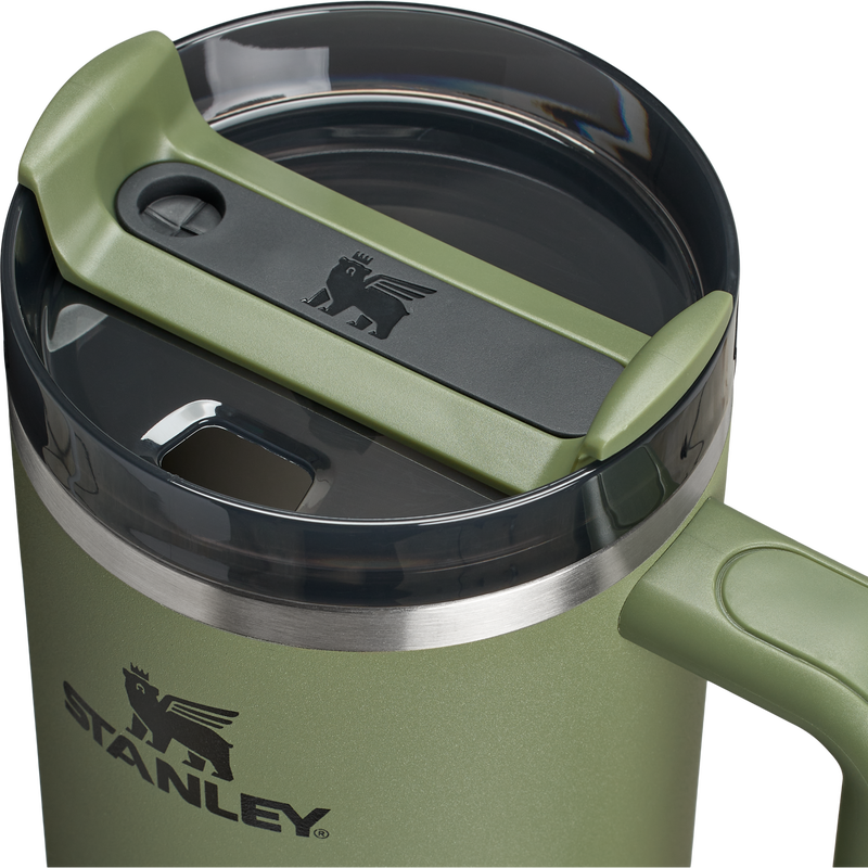 Stanley 1913 The Quencher H2.0 Flowstate™ Tumbler 40 OZ in Dried Pine | Lid Detailed View