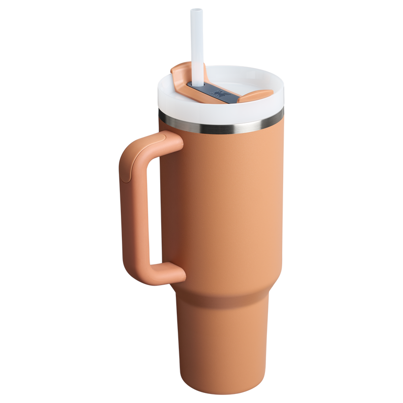 Stanley 1913 The Quencher H2.0 Flowstate™ Tumbler 40 OZ in Toast | Back View