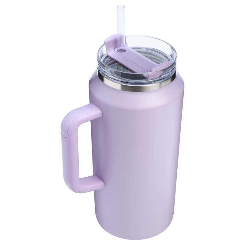 Stanley 1913 The Quencher H2.0 FlowState™ Tumbler  64 OZ in Sour Grape | Back View