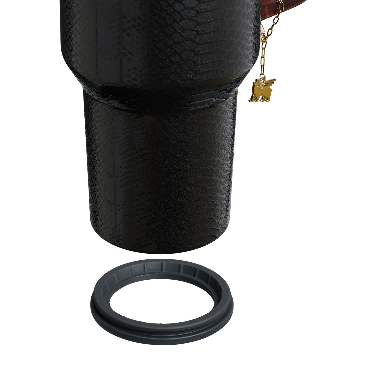 Stanley 1913 The Quencher® Luxe H2.0 Flowstate™ Tumbler in Black Snakeskin | View 3
