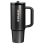 Swatch for Stanley 1913 The Quencher ProTour Flip Straw Tumbler 30 OZ in Black Galactic | Front View