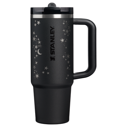 Stanley 1913 Halloween Quencher® ProTour Flip Straw Tumbler 30 OZ in Black Stardust | Front View