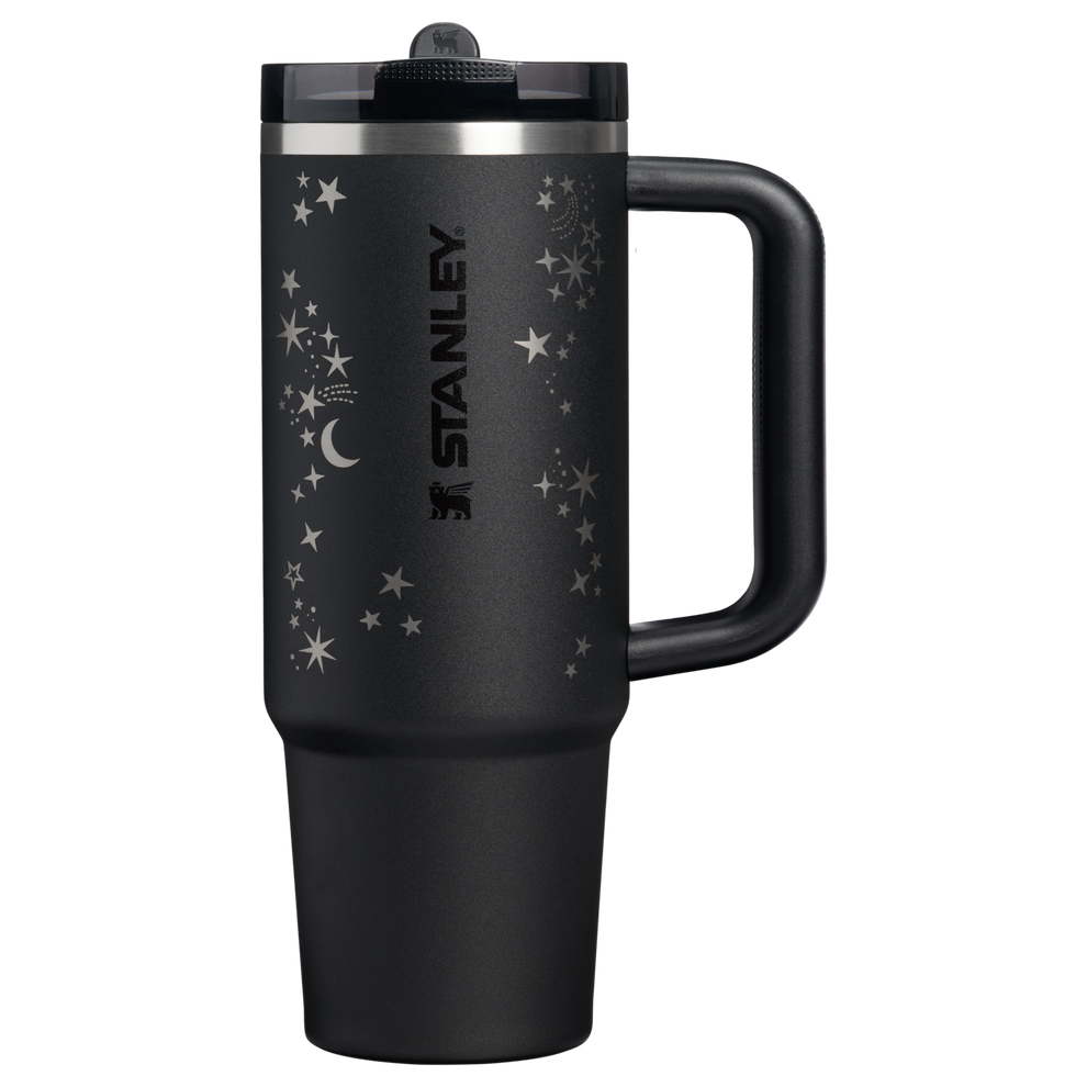 Stanley 1913 Halloween Quencher® ProTour Flip Straw Tumbler 30 OZ in Black Stardust | Front View