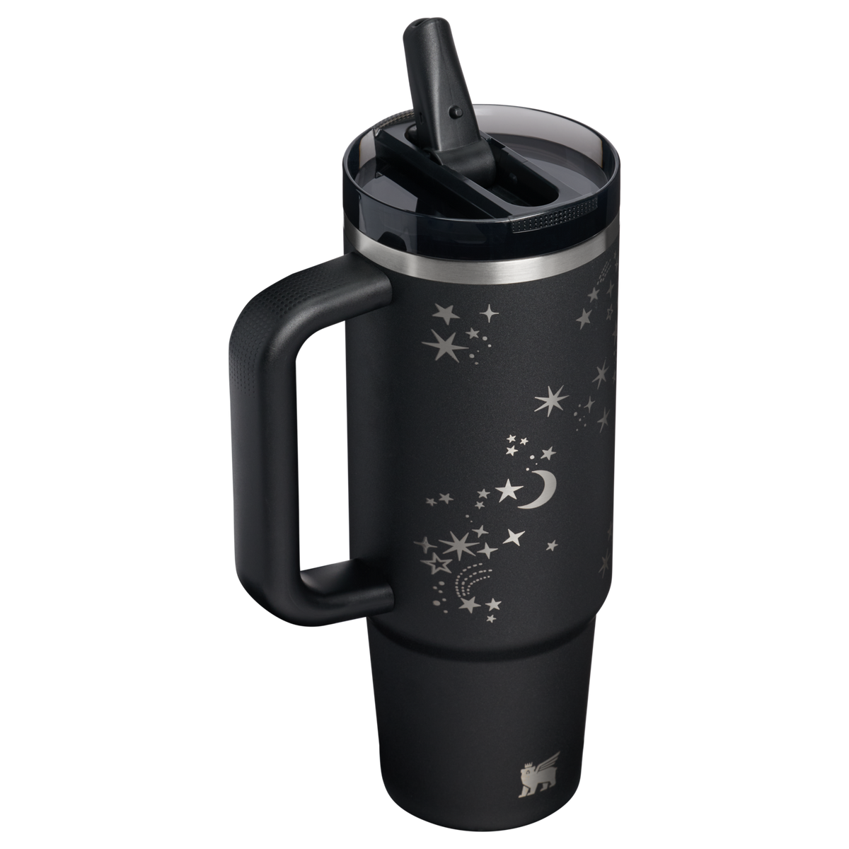 Stanley 1913 Halloween Quencher® ProTour Flip Straw Tumbler 30 OZ in Black Stardust | Back View